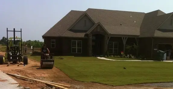 Residential sod installation